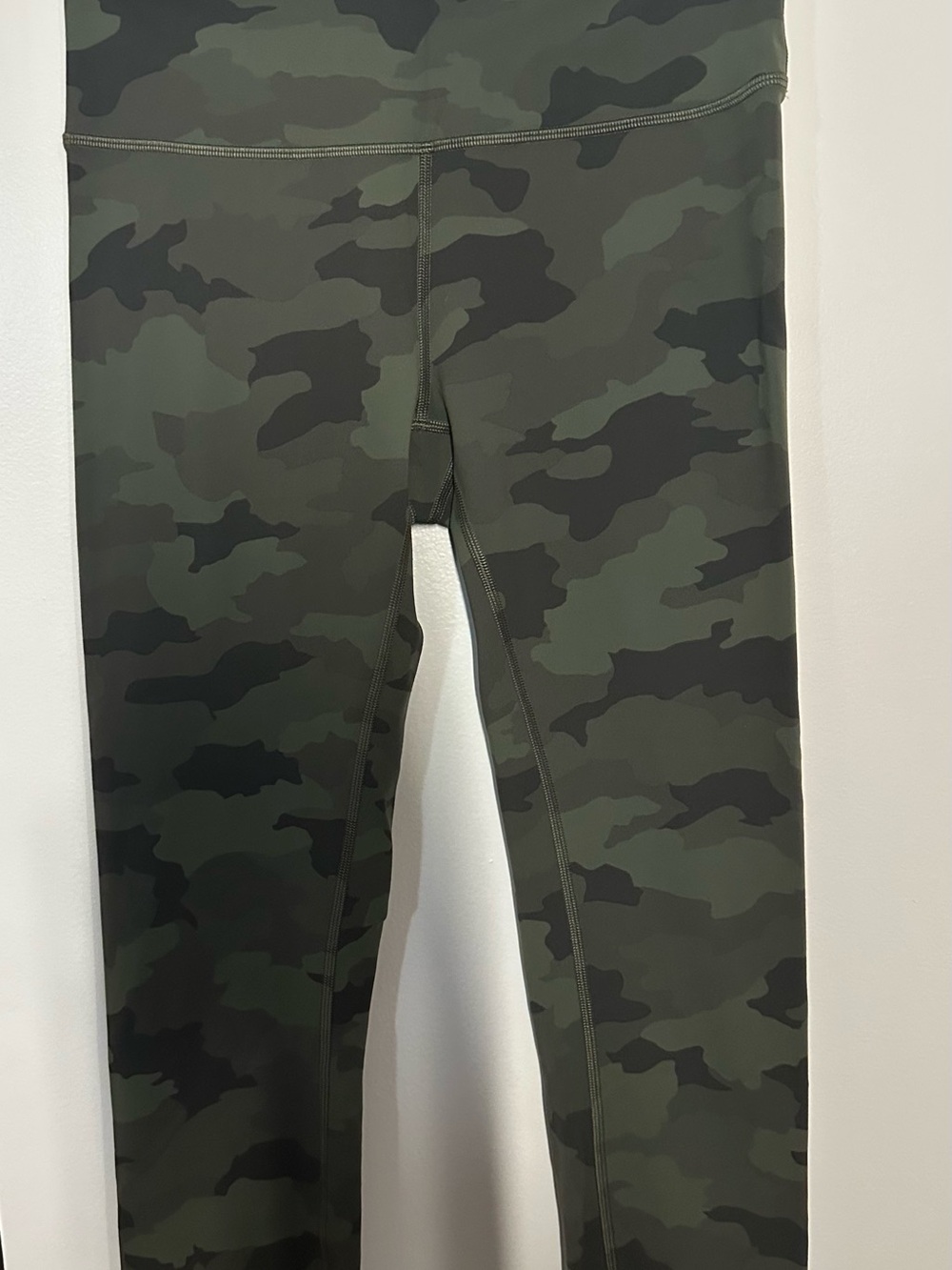 lululemon athletica Green Camo High-Rise Leggings